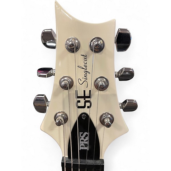 Used PRS SE Singlecut White Solid Body Electric Guitar