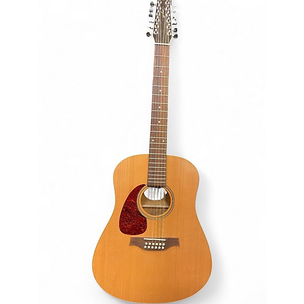 Used Seagull Coastline S12 Left Handed Natural Acoustic Guitar