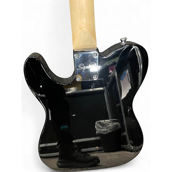 Used Squier sonic telecaster Black Solid Body Electric Guitar