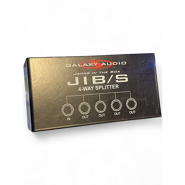 Used Galaxy Audio JIB/S JACKS IN THE BOX 4 WAY SPLITTER Signal Processor