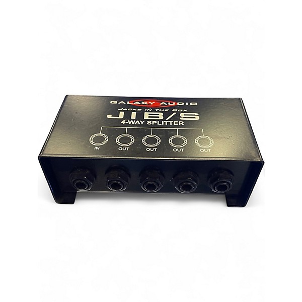 Used Galaxy Audio JIB/S JACKS IN THE BOX 4 WAY SPLITTER Signal Processor