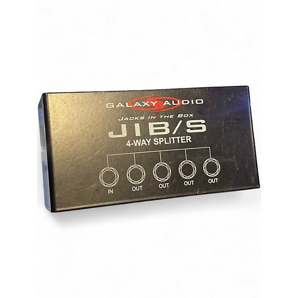 Used Galaxy Audio JIB/S JACKS IN THE BOX 4 WAY SPLITTER Signal Processor