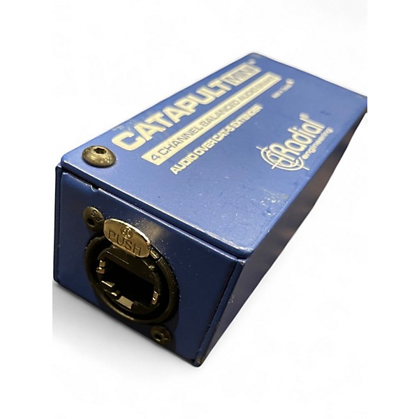 Used Radial Engineering Catapult mini 4ch BALANCED AUDIO SNAKE OVER CAT 5 Signal Processor