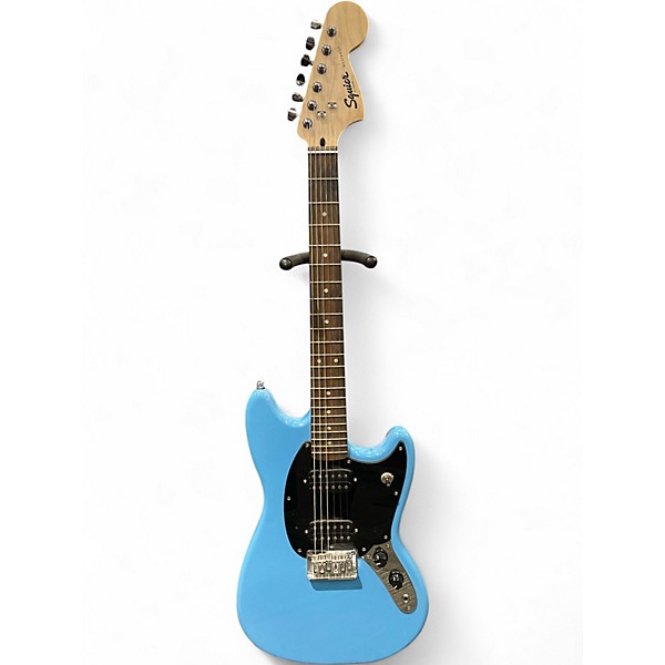 Used Squier SONIC MUSTANG BLUE Solid Body Electric Guitar