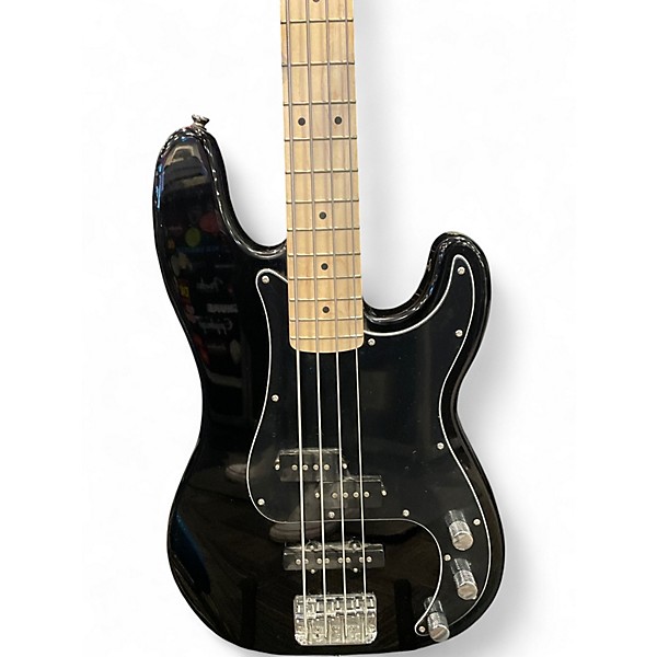 Used Squier Affinity Precision Bass Black Electric Bass Guitar