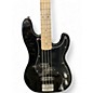 Used Squier Affinity Precision Bass Black Electric Bass Guitar