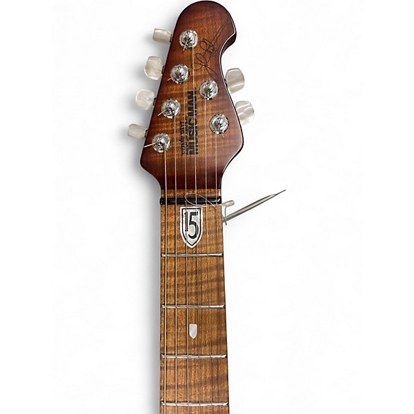 Used Ernie Ball Music Man JP15 John Petrucci Signature BFR SAHARA BURST Solid Body Electric Guitar