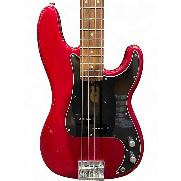 Used Fender Nate Mendel Precision Bass Red Electric Bass Guitar