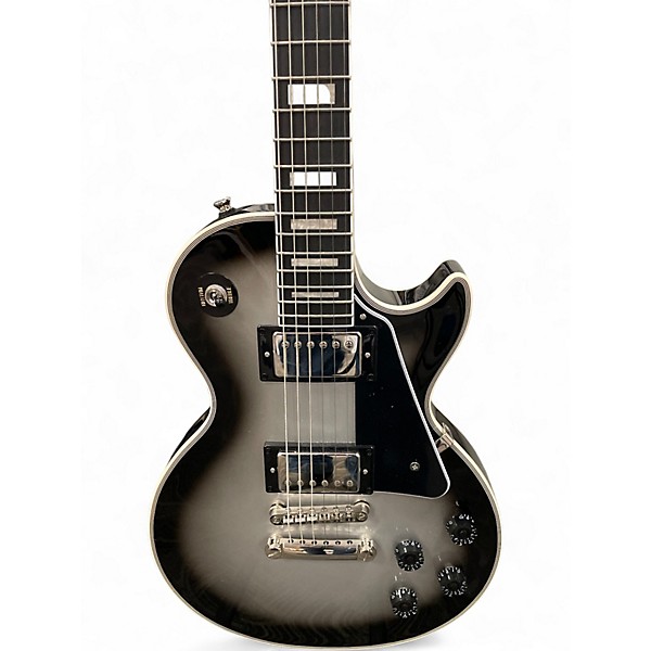 Used Epiphone Les Paul Custom Silverburst Solid Body Electric Guitar