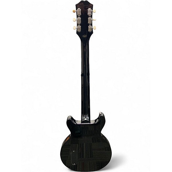 Used Epiphone Les Paul Double Cut Junior Black Solid Body Electric Guitar