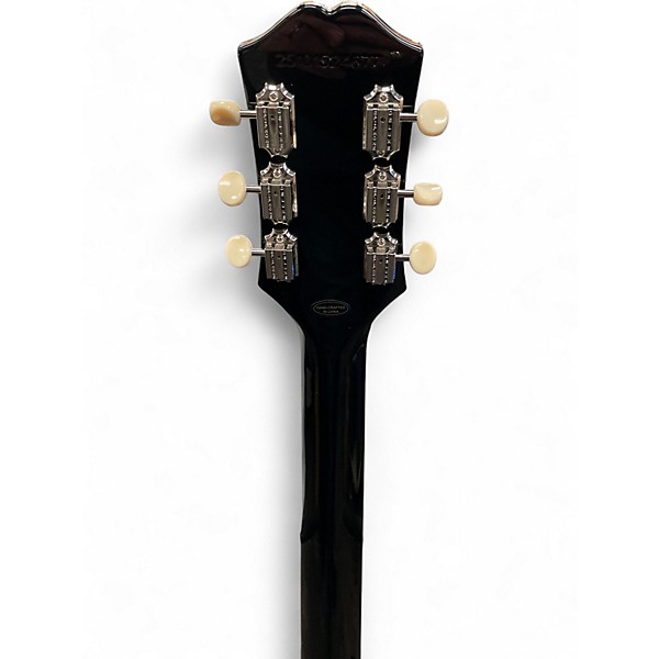 Used Epiphone Les Paul Double Cut Junior Black Solid Body Electric Guitar