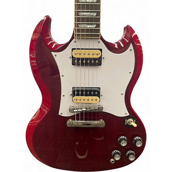 Used Epiphone SG Pro Trans Red Solid Body Electric Guitar