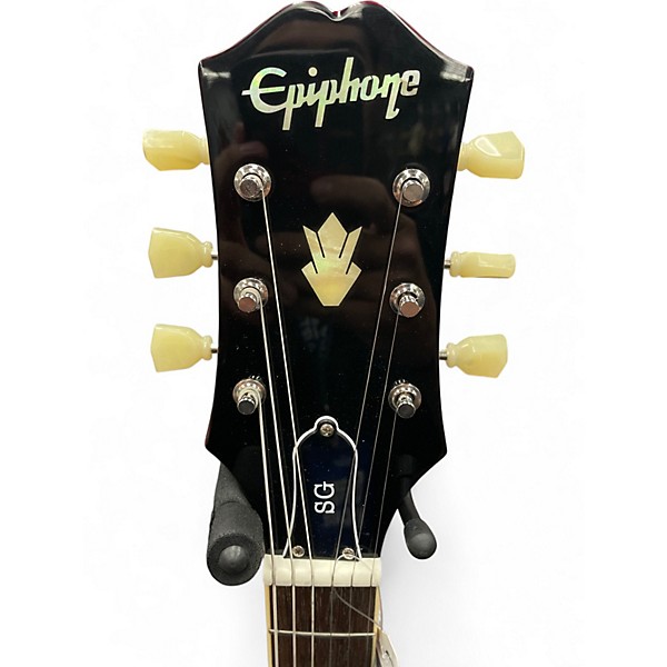 Used Epiphone SG Pro Trans Red Solid Body Electric Guitar