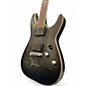 Used Schecter Guitar Research C1 Platinum Trans Black Solid Body Electric Guitar