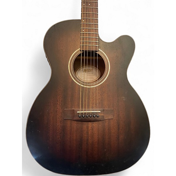 Used Mitchell T333CE Mahogany Acoustic Electric Guitar