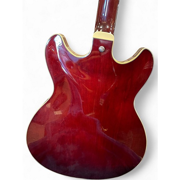 Used Ibanez AS73 Artcore Left Handed Red Hollow Body Electric Guitar