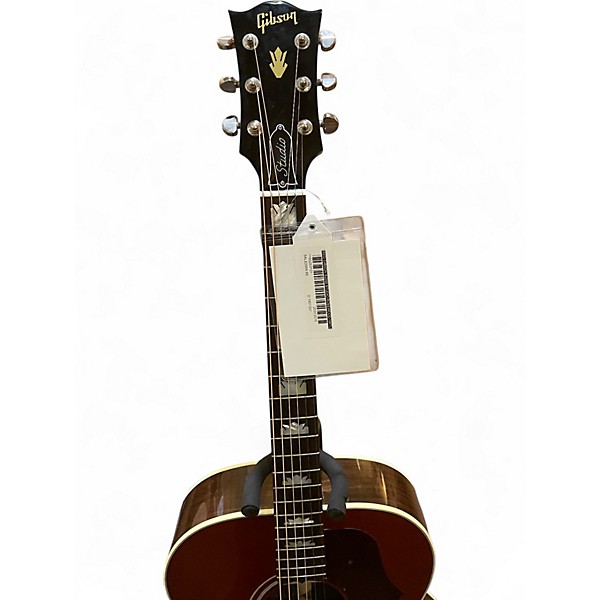 Used Gibson sj200 studio rosewood Natural Acoustic Electric Guitar
