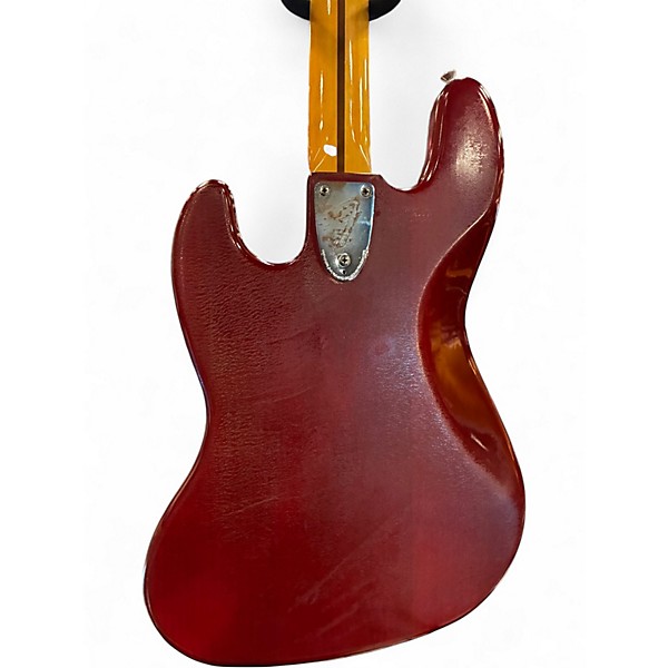 Vintage 1978 Fender 1970S Jazz Bass Red Electric Bass Guitar