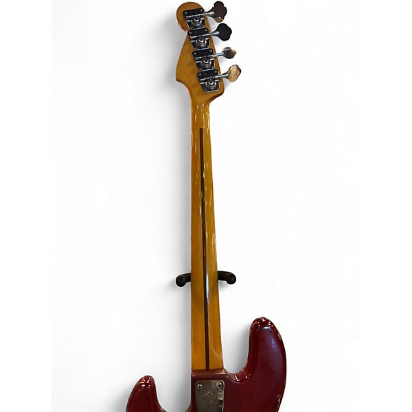 Vintage 1978 Fender 1970S Jazz Bass Red Electric Bass Guitar