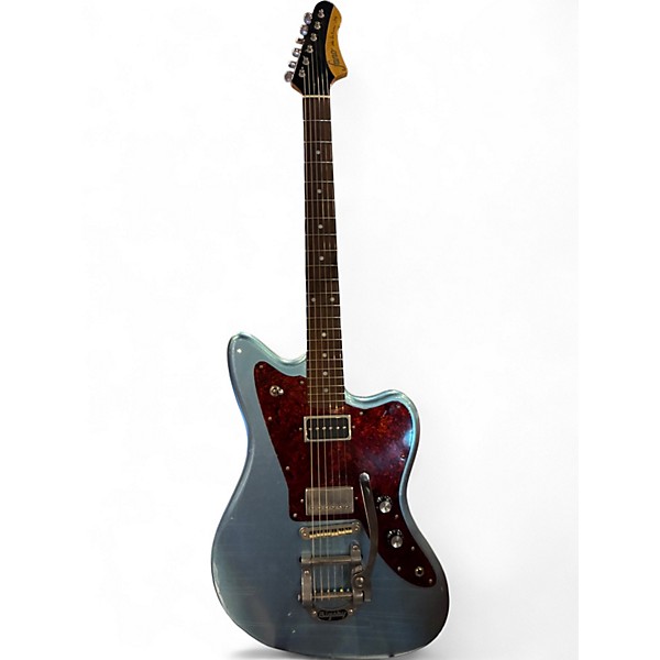 Used Fano Guitars Alt-De Facto JM6 Ice Blue Metallic Solid Body Electric Guitar
