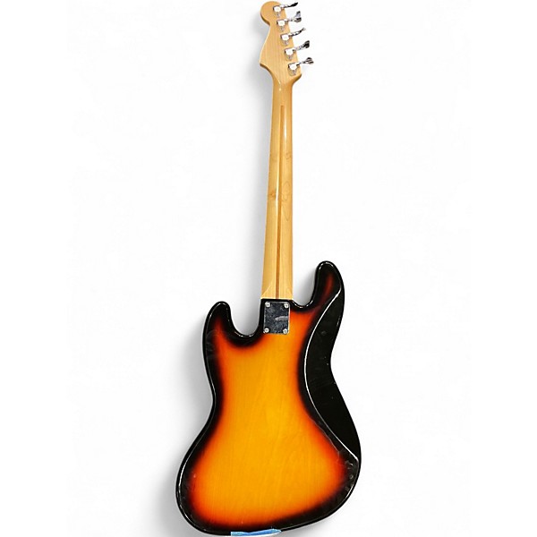 Used Fender Jazz Bass 2 Color Sunburst Electric Bass Guitar