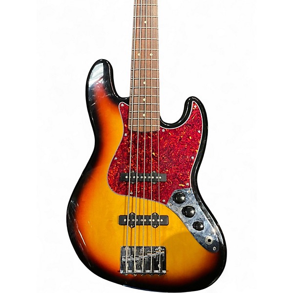 Used Fender Jazz Bass 2 Color Sunburst Electric Bass Guitar