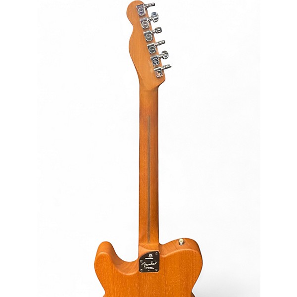 Used Fender American Acoustasonic Telecaster All Mahogany Bourbon Burst Acoustic Electric Guitar
