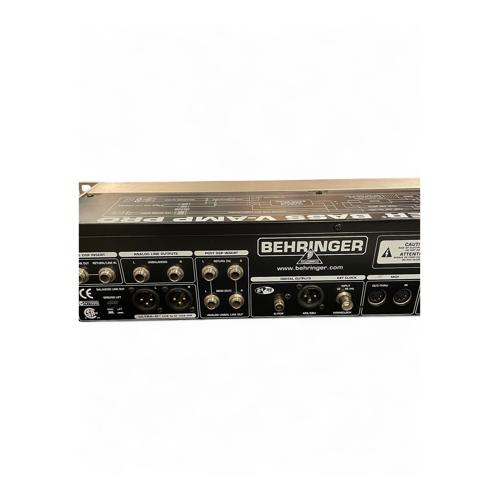 BEHRINGER BASS V-AMP PRO 動作品 ラック式 Used Behringer Bass V-AMP Pro Rack Bass Effect Pedal | Guitar Center