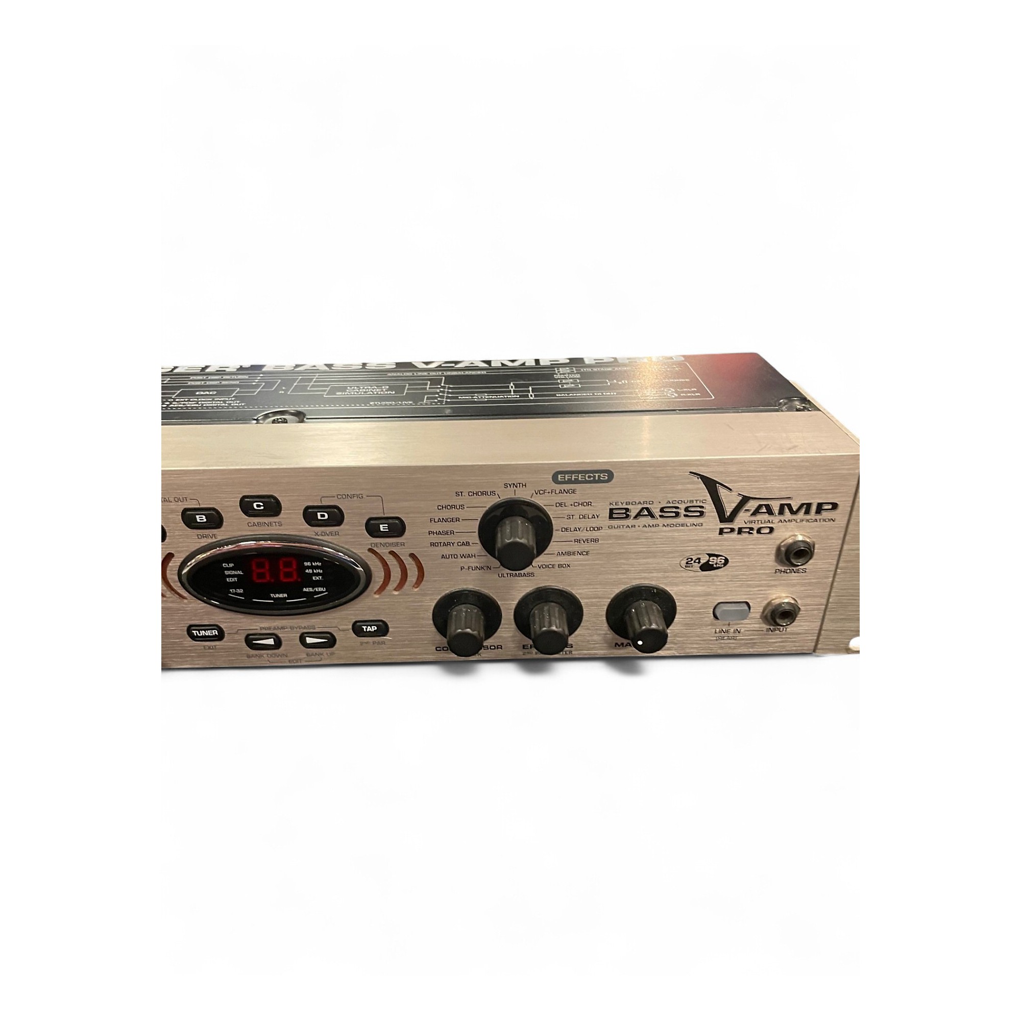Used Behringer Bass V-AMP Pro Rack Bass Effect Pedal | Guitar Center