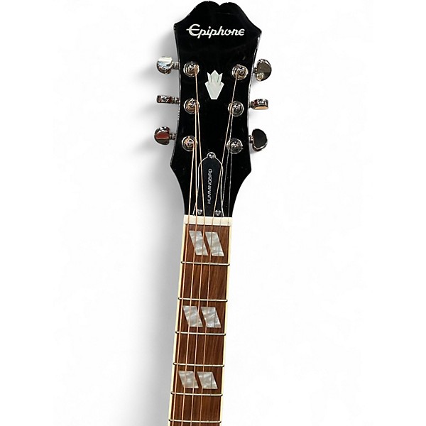 Used Epiphone Hummingbird Studio Cherry Burst Acoustic Electric Guitar