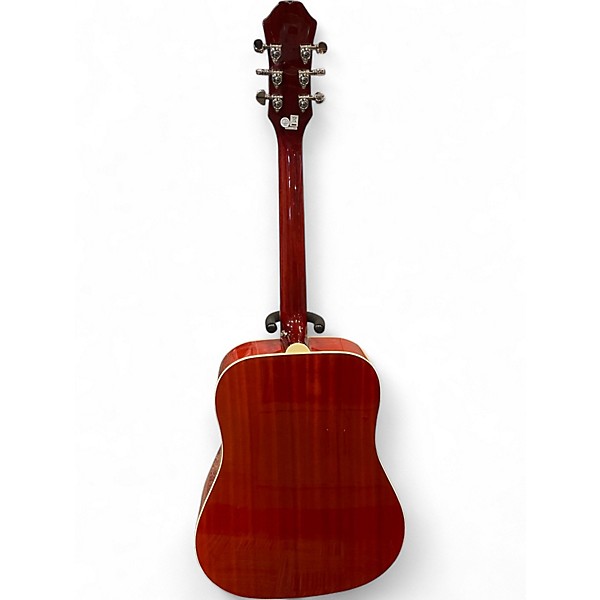 Used Epiphone Hummingbird Studio Cherry Burst Acoustic Electric Guitar