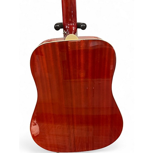 Used Epiphone Hummingbird Studio Cherry Burst Acoustic Electric Guitar
