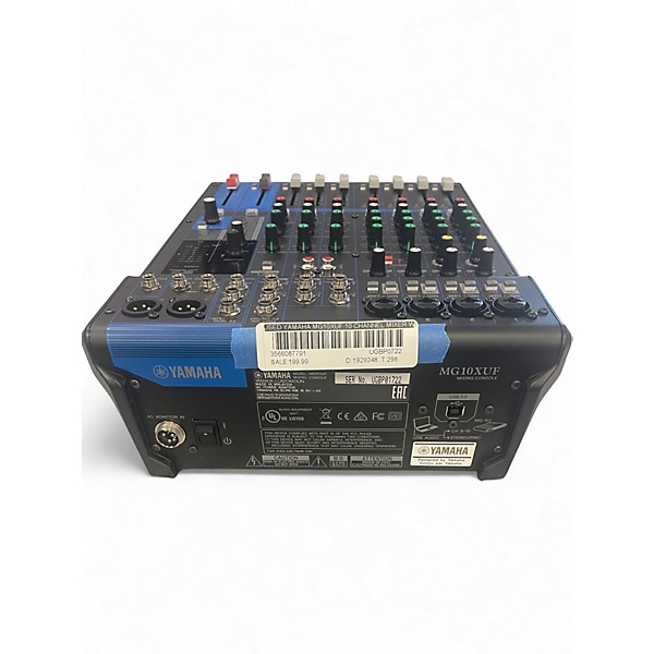 Used Yamaha MG10XUF 10 Channel Mixer with Effects Unpowered Mixer