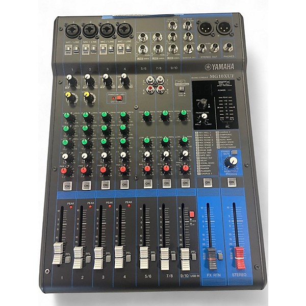 Used Yamaha MG10XUF Unpowered Mixer