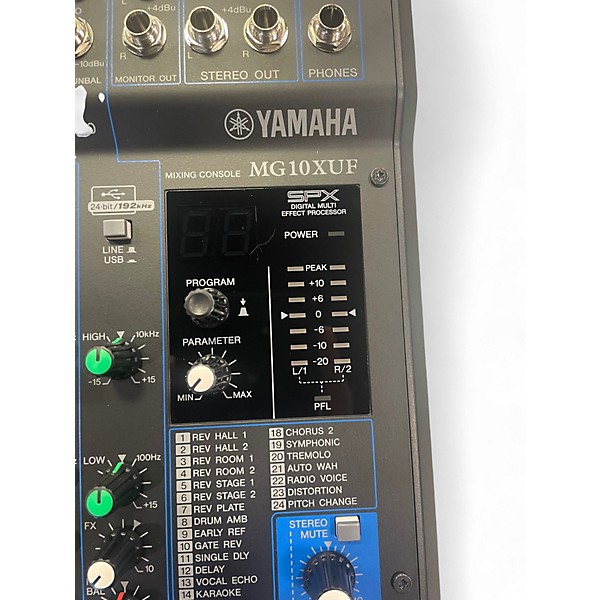 Used Yamaha MG10XUF Unpowered Mixer