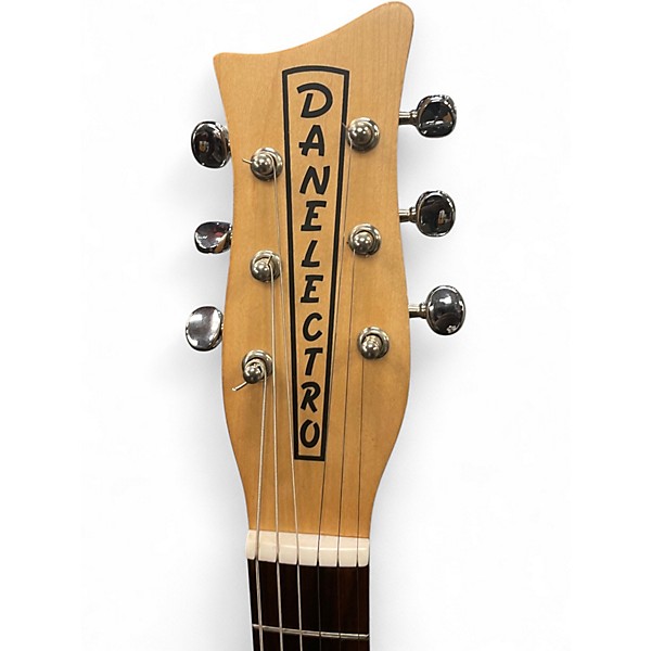 Used Danelectro DANOBLASTER  INNUENDO BLACK SPARKLE Solid Body Electric Guitar