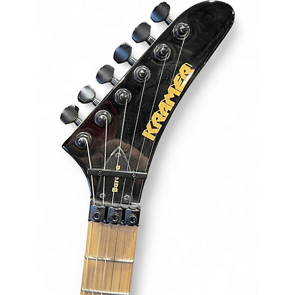 Used Kramer Baretta Feral Cat Rainbow Leopard Solid Body Electric Guitar