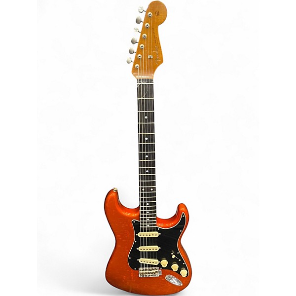 Used Fender LTD ROASTED TOMATILLO STRAT JOURNEYMAN AGED CANDY TANGERINE Solid Body Electric Guitar