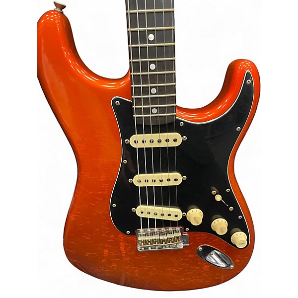 Used Fender LTD ROASTED TOMATILLO STRAT JOURNEYMAN AGED CANDY TANGERINE Solid Body Electric Guitar