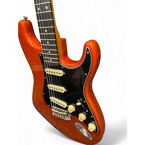 Used Fender LTD ROASTED TOMATILLO STRAT JOURNEYMAN AGED CANDY TANGERINE Solid Body Electric Guitar
