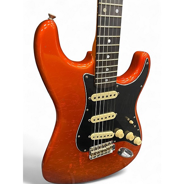 Used Fender LTD ROASTED TOMATILLO STRAT JOURNEYMAN AGED CANDY TANGERINE Solid Body Electric Guitar