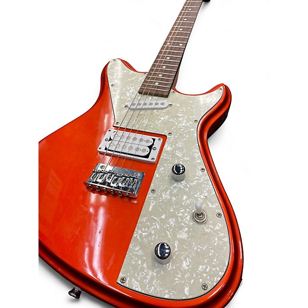 Used Peavey RETRO FIRE Orange Solid Body Electric Guitar