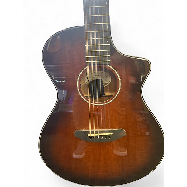 Used Breedlove pursuit ex concert ce mm 12 Brown Sunburst 12 String Acoustic Electric Guitar
