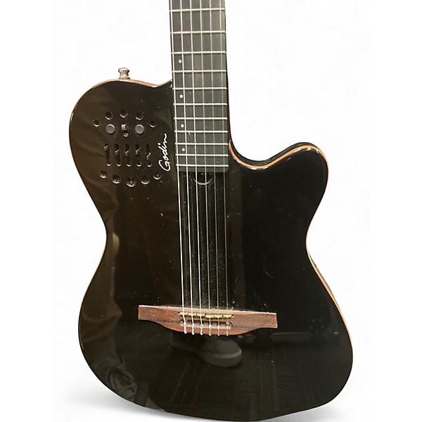 Used Godin ACS Multiac Black Acoustic Electric Guitar
