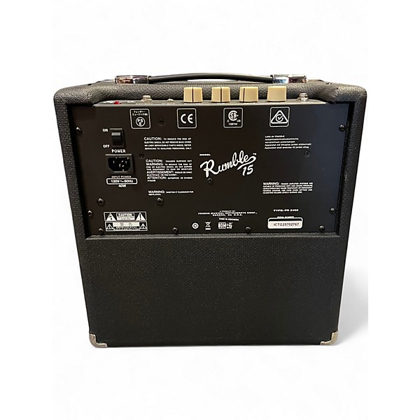 Used Fender Rumble 15 15W 1X8 Bass Combo Amp