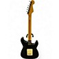 Used 2015 Fender Player Stratocaster Left Handed Black Solid Body Electric Guitar