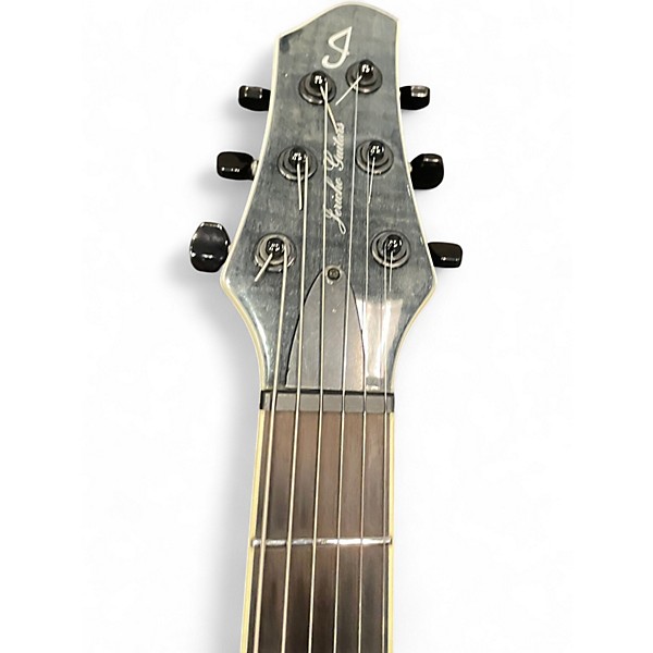 Used Jericho Guitars ELITE 6 FLAMED CHARCOAL Solid Body Electric Guitar