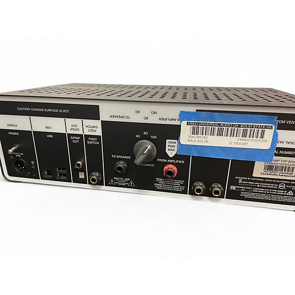 Used Universal Audio OX Solid State Guitar Amp Head