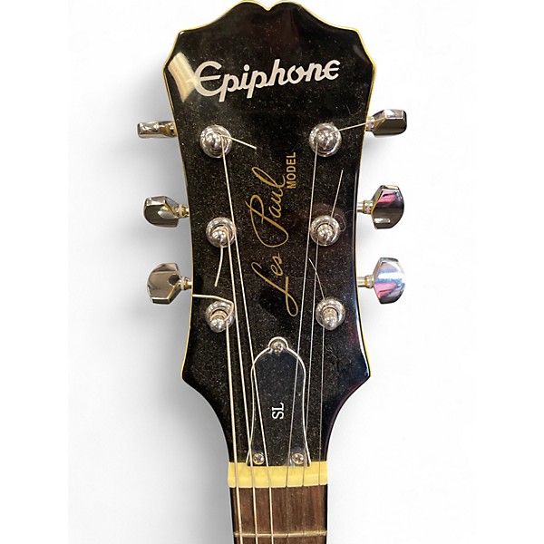 Used Epiphone Les Paul SL Yellow Solid Body Electric Guitar