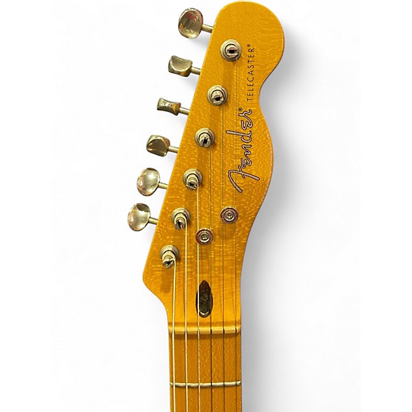 Used Fender Modern Player Telecaster Plus Honey Burst Solid Body Electric Guitar